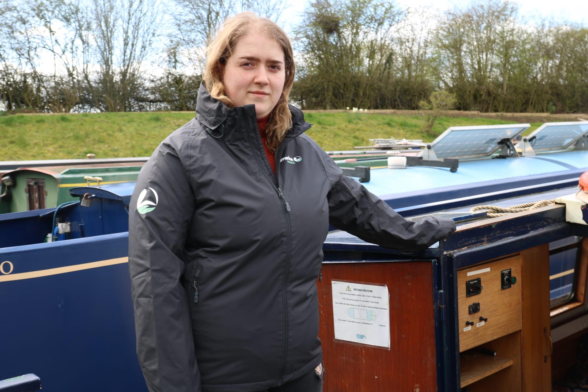 Abigail and her narrowboat